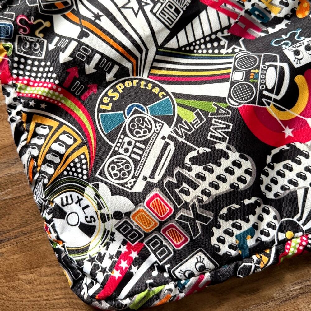 LeSportsac VINTAGE ANNE BOOM BOX RETIRED PATTERN Kasey Shoulder Crossbody - Picture 4 of 7